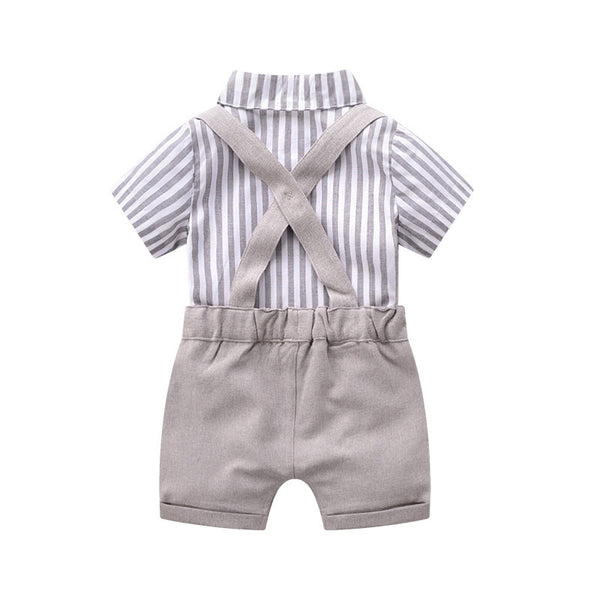 Summer children's clothing gentleman suit