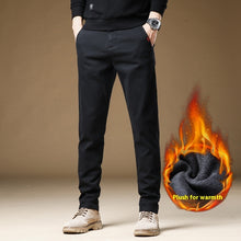 Casual Pants Men's Winter Fleece-lined