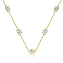 Simple Gold-plated S925 Sterling Silver CZ Zircon Rectangle Women's Suit Jewelry