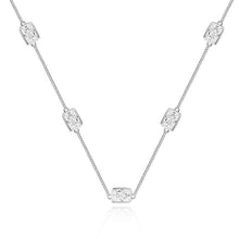 Simple Gold-plated S925 Sterling Silver CZ Zircon Rectangle Women's Suit Jewelry