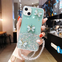 Phone Case Glitter Epoxy Butterfly Soft