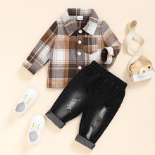 Fashion Personality Leisure Children Denim Suit