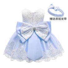 New Fashion Bowknot Lace Girl's Princess Dress