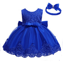 New Fashion Bowknot Lace Girl's Princess Dress