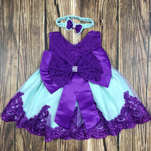 New Fashion Bowknot Lace Girl's Princess Dress