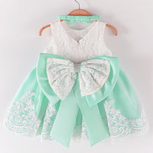 New Fashion Bowknot Lace Girl's Princess Dress