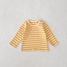 Cute Casual Baby Striped Top Two-piece Set