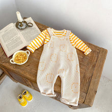 Cute Casual Baby Striped Top Two-piece Set