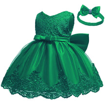 New Fashion Bowknot Lace Girl's Princess Dress