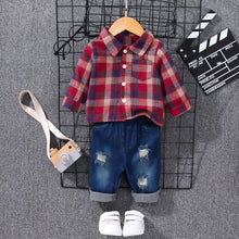 Fashion Personality Leisure Children Denim Suit