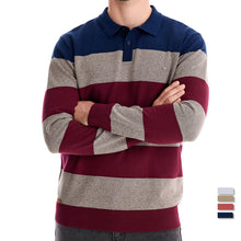 Men's Long Sleeve Polo Collar Sweater Slim Lapel