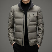 Men's Winter Stand Collar Short Thickened Warm Outdoor Down Jacket