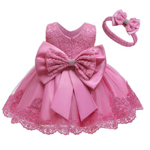 New Fashion Bowknot Lace Girl's Princess Dress