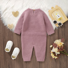 Baby Korean Style Baby Clothes Knitted Romper