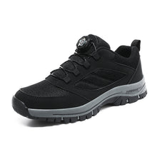 Extra Large Size Work Training Shoes Male Black Breathable