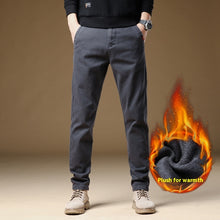 Casual Pants Men's Winter Fleece-lined