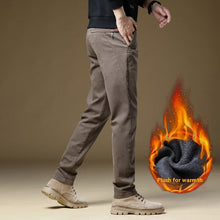 Casual Pants Men's Winter Fleece-lined