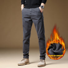 Casual Pants Men's Winter Fleece-lined